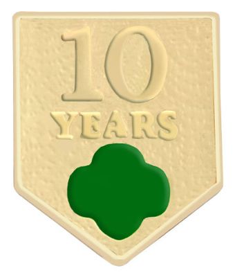 Girl Scout 10 Year Pin