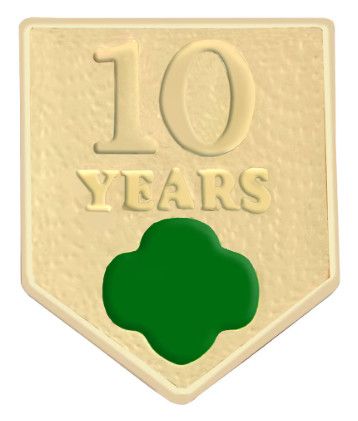 Girl Scout 10 Year Pin