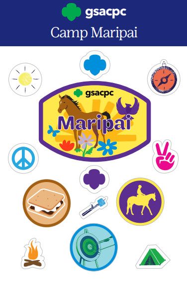 Camp Maripai Sticker Sheet