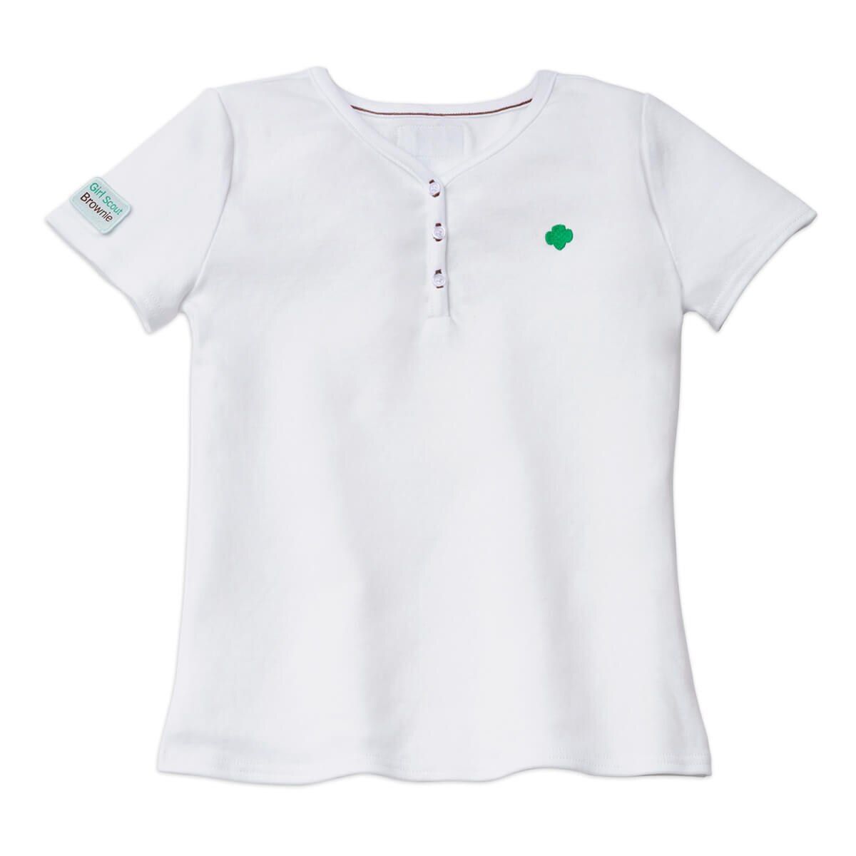 Girl Scout Brownie Henley, Size: XS