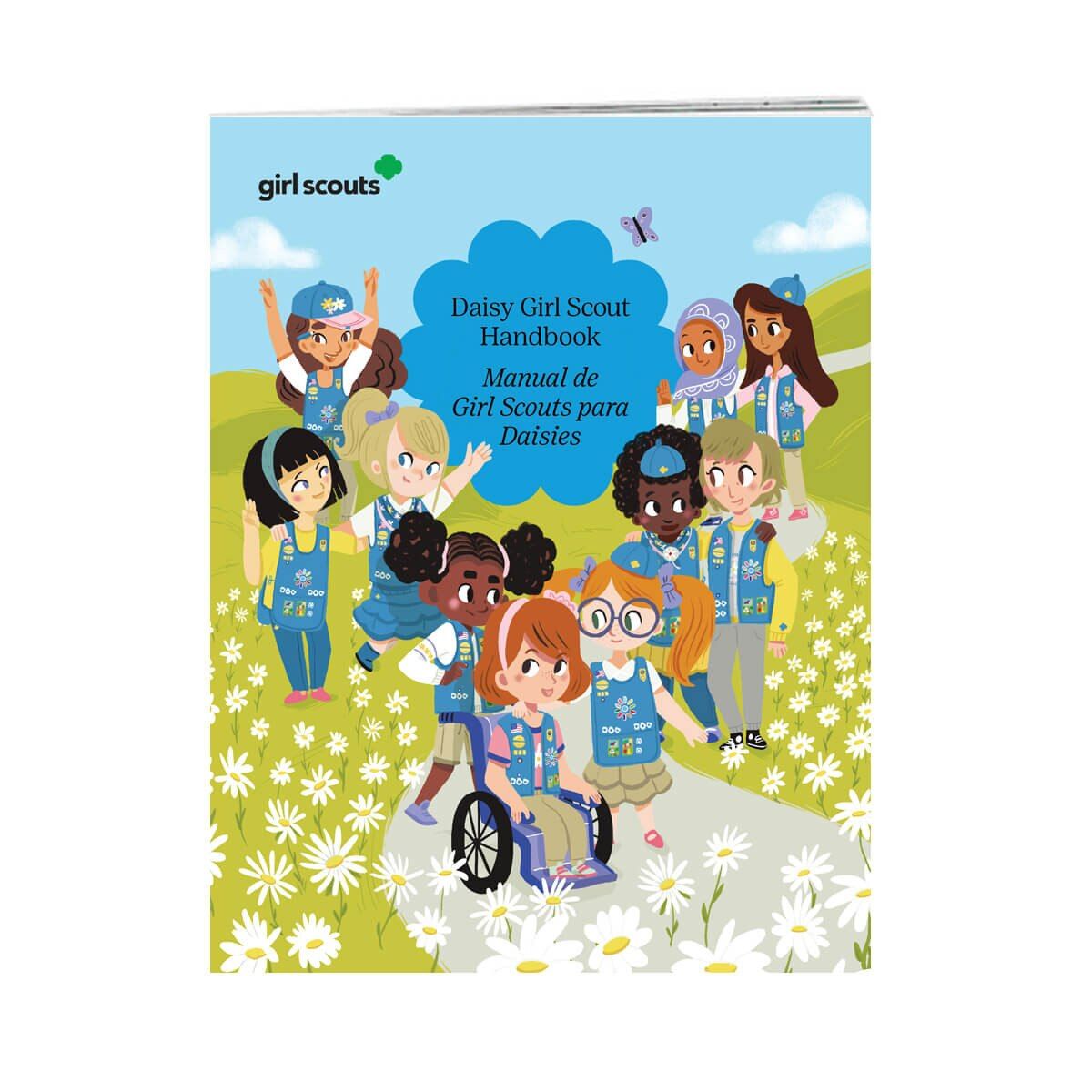 Manual de Girl Scouts para Daisies con requisitos de pétalos
