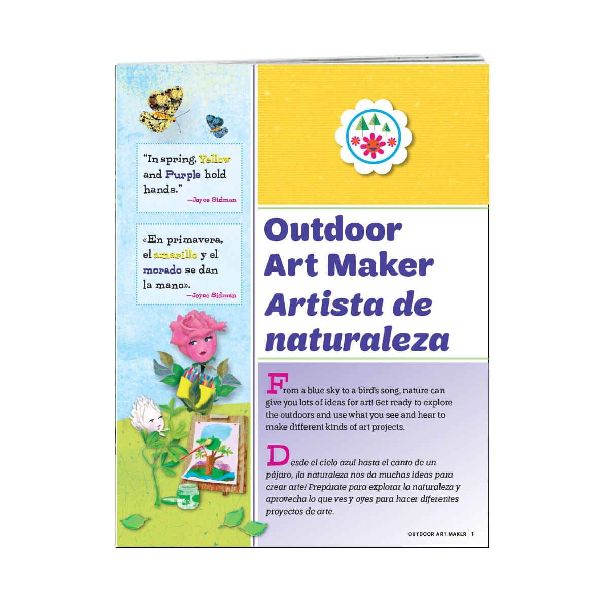 BILINGUAL DAISY OUTDOOR ART MAKER BADGE REQUIREMENT