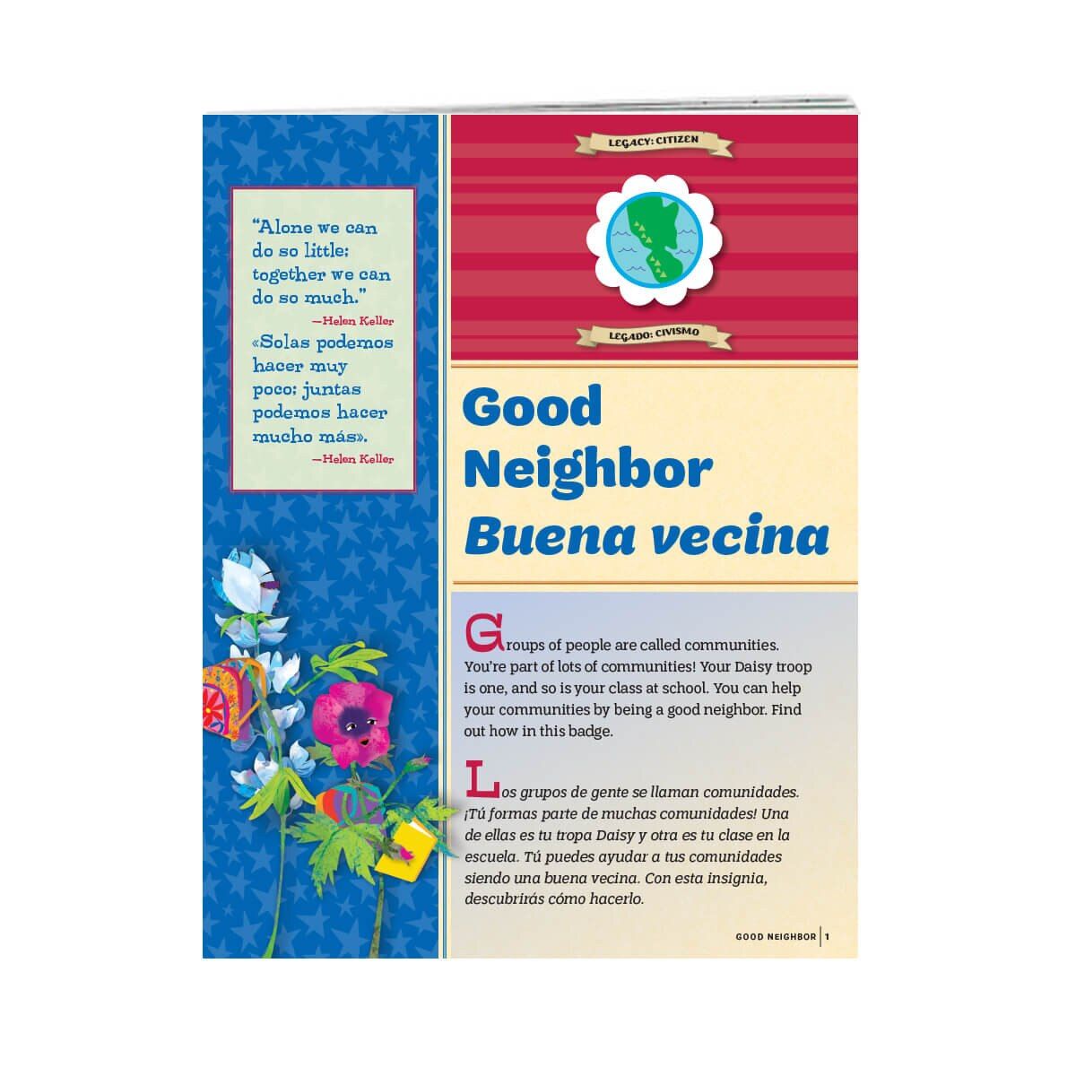 Requisitos para la insignia Daisy Buena Vecina