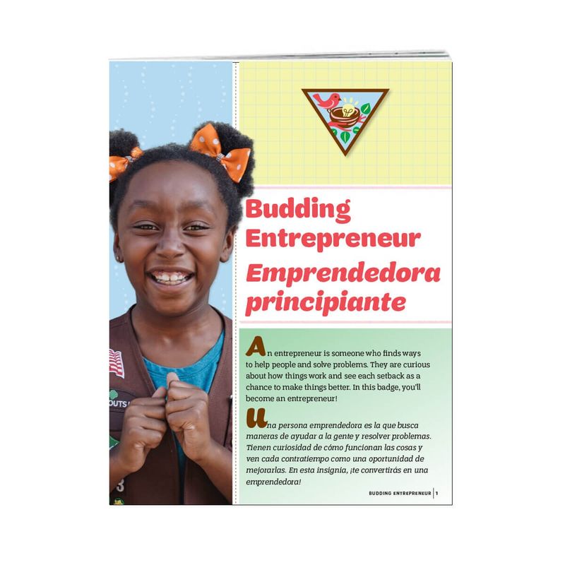 Requisitos para la insignia Brownie Emprendedora Principiante