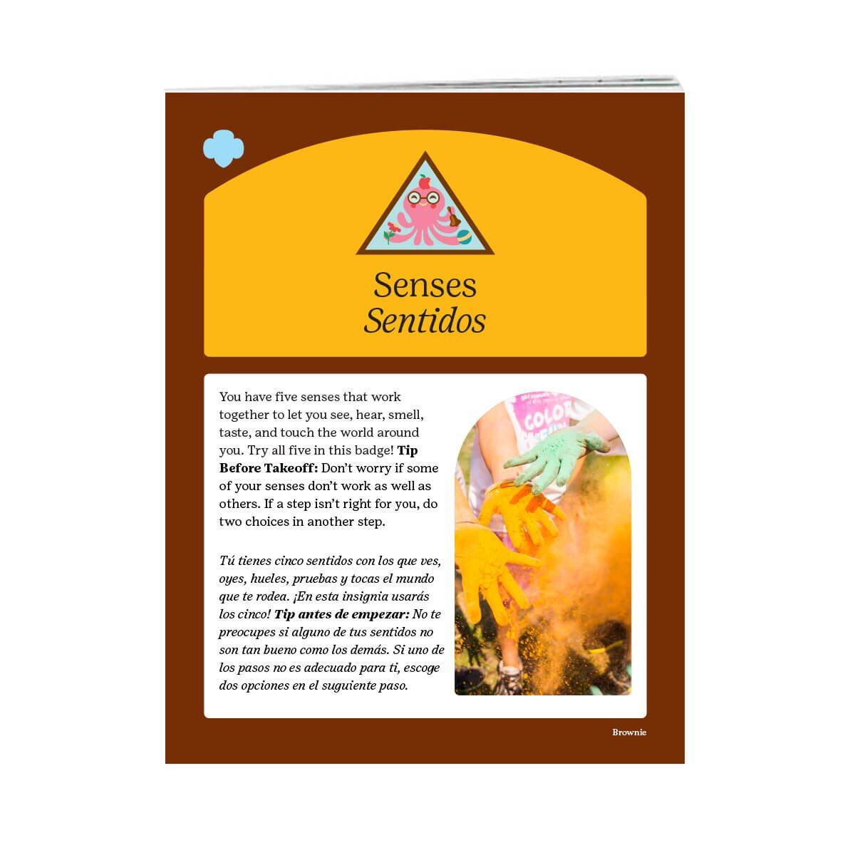Requisitos para la insignia Sentidos para Brownies