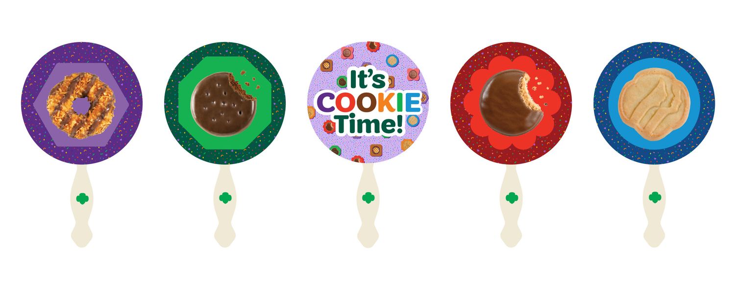 2026 Cookie Handheld Signs