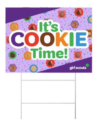 2026 Cookie Yard Sign
