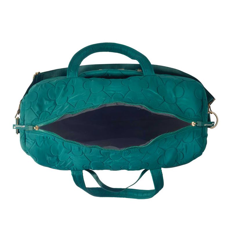 TREFOIL QUILTING DUFFEL BAG