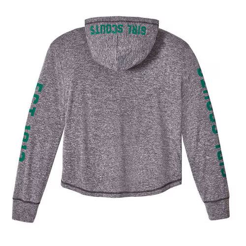 Adult Hooded Sporty Long Sleeve T-Shirt