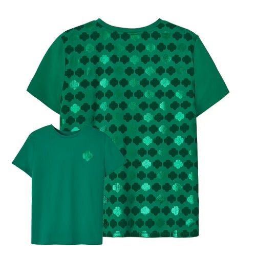 Girl&#39;s Repeating Trefoil T-Shirt
