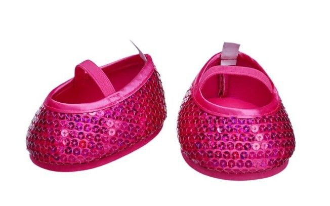 BAB Fuchsia Sequin Flats