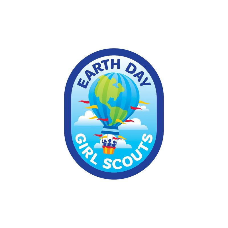 Earth Day Hot Air Balloon Sew-On Patch