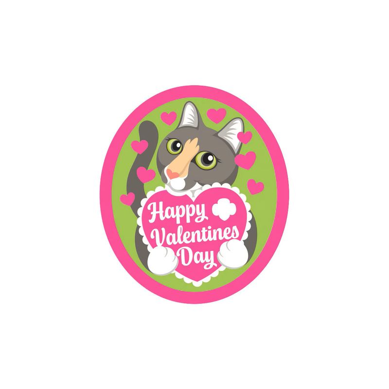 VALENTINE'S DAY KITTY FUN PATCH 2025