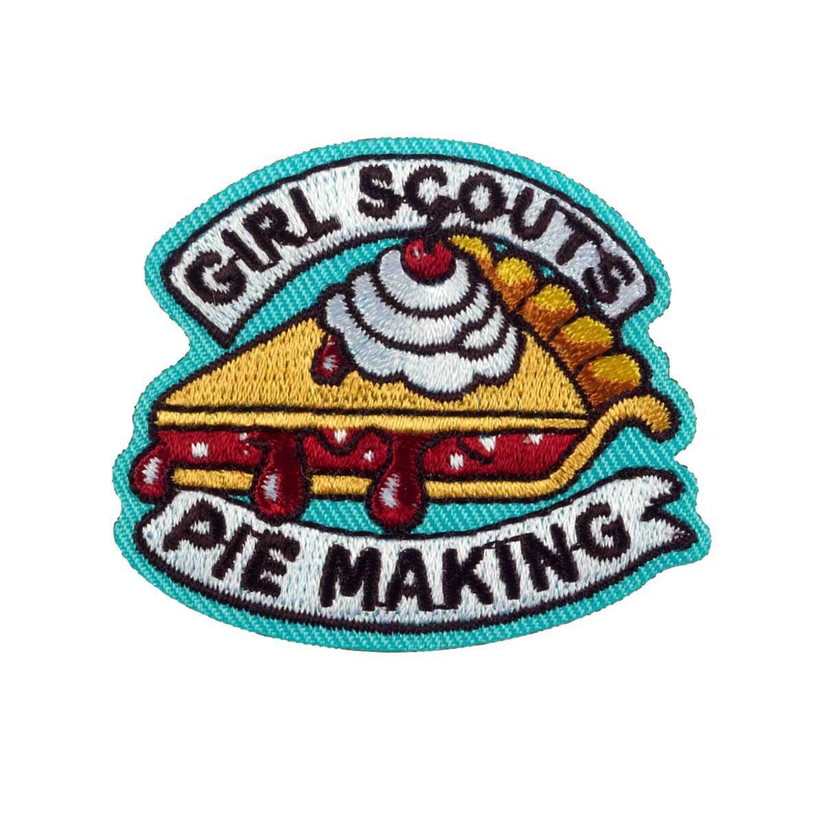 Pie Making Iron-On Patch