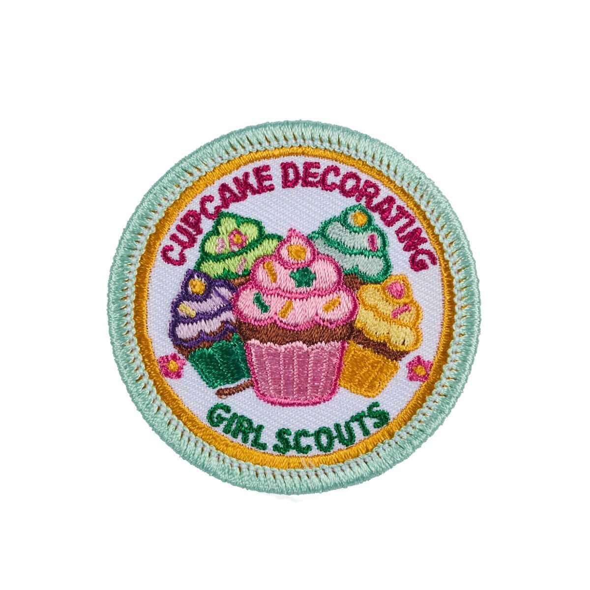 Cupcake Decorating Iron-On Patch