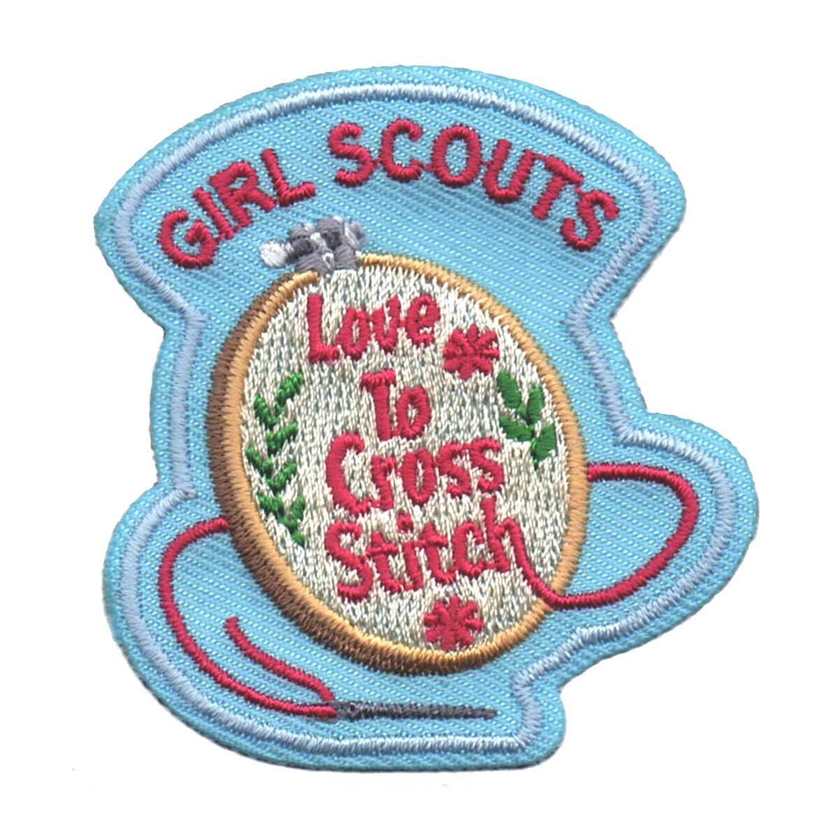 Love to Cross Stitch Iron-On Patch