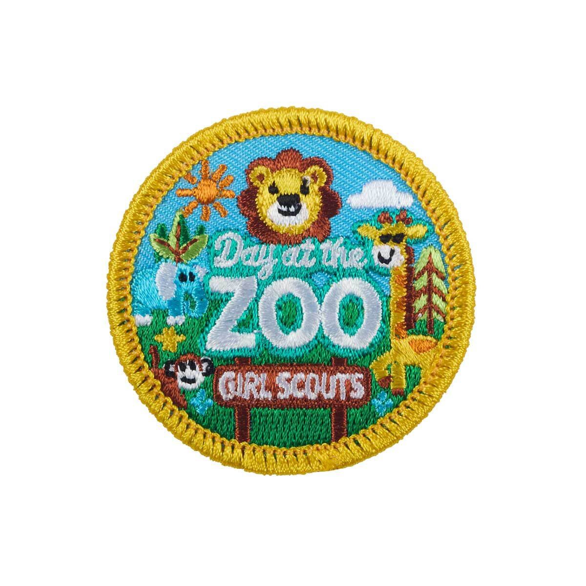 Day at the Zoo Iron-On Patch
