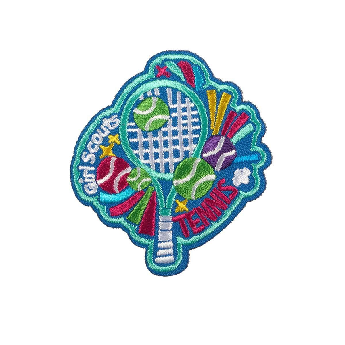 Tennis Iron-On Patch