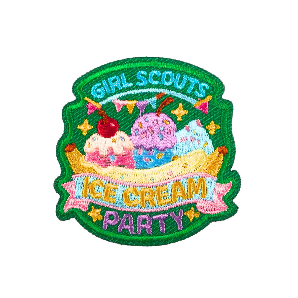 Ice Cream Party Iron-On Patch