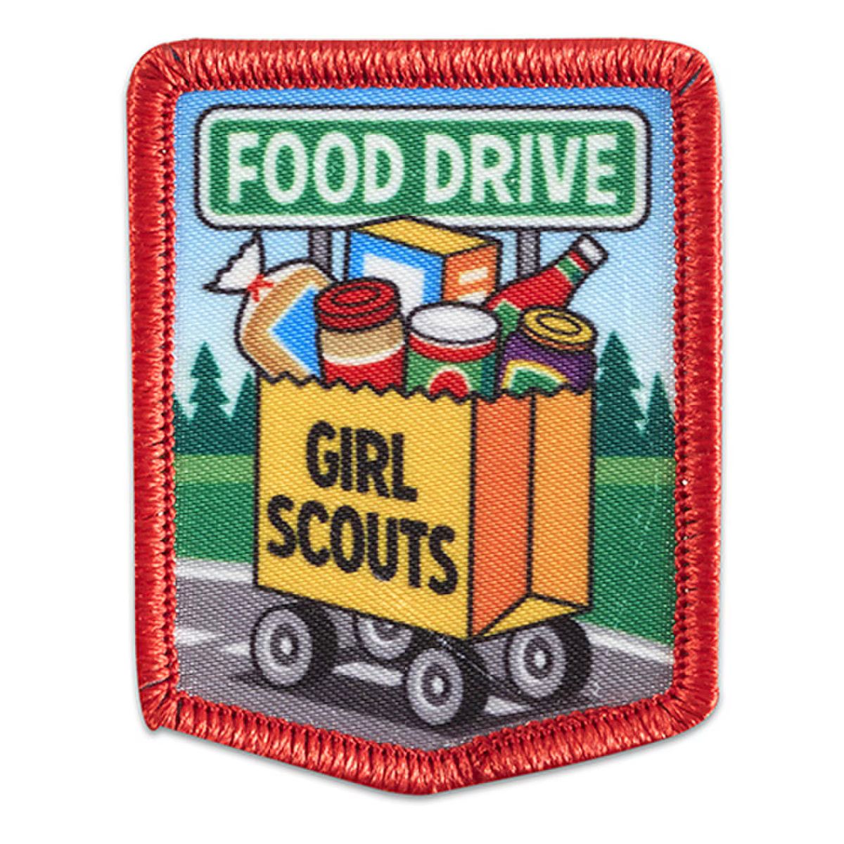 Food Drive Wagon Sew-On Patch