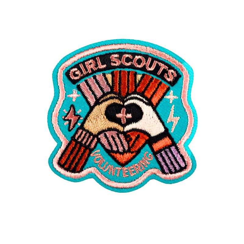 Volunteering Hands Iron-On Patch