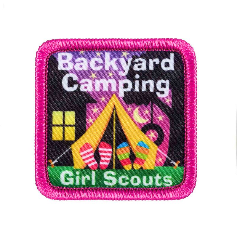 Backyard Camping Sew-On Patch