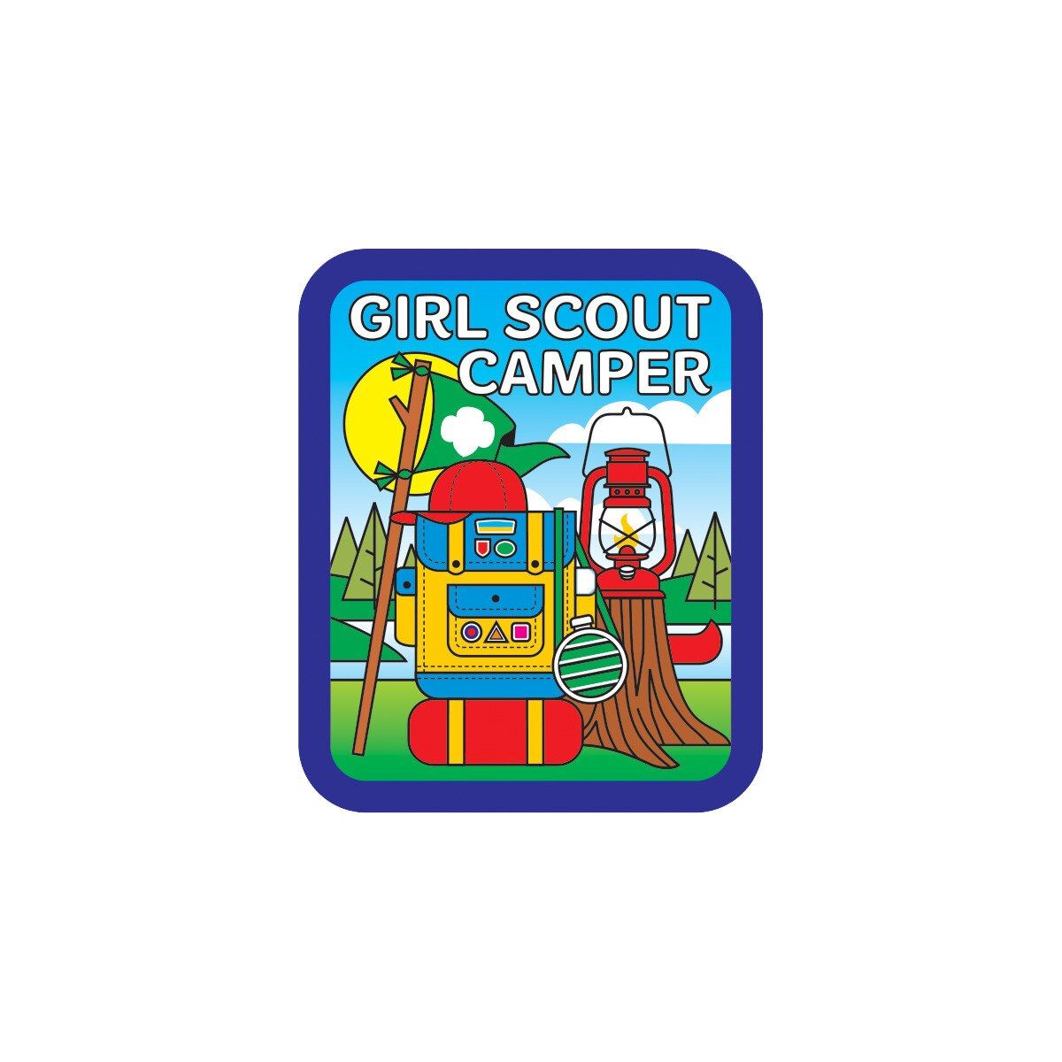 Girl Scout Camper Sew-On Patch