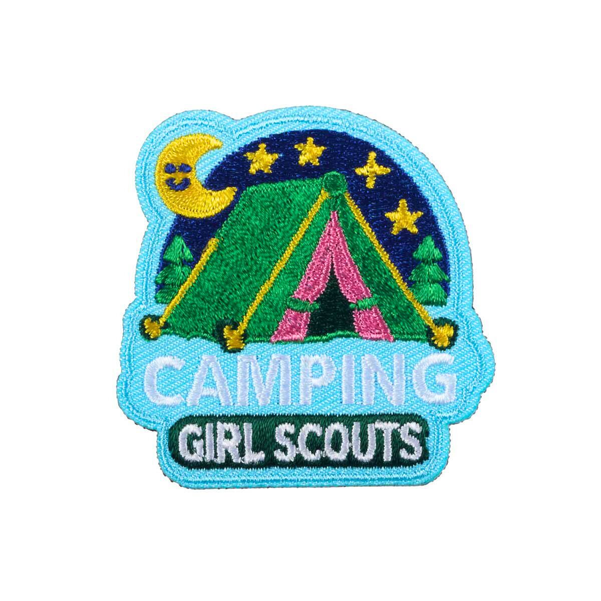Camping Tent Iron-On Patch