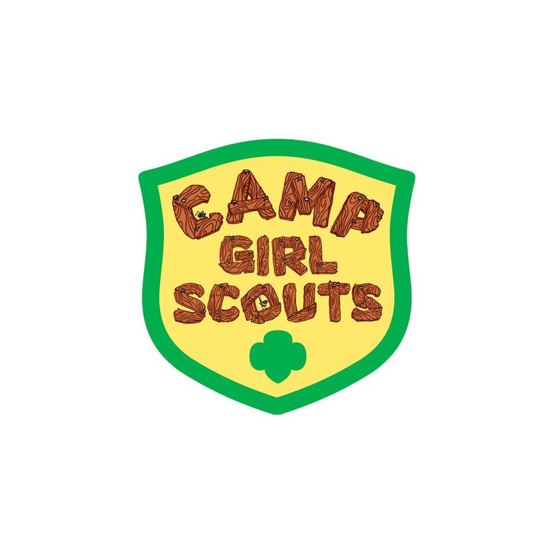 Camp Girl Scouts Sew-On Patch