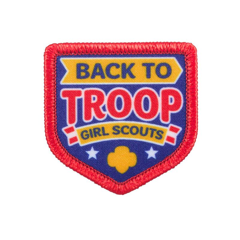 Back To Troop Shield Sew-On Patch