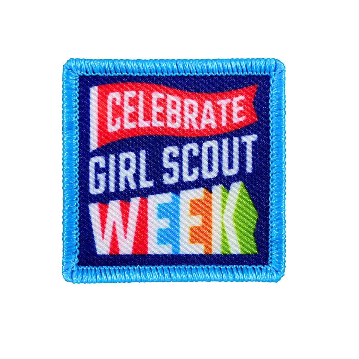 Girl Scout Week Banner Sew-On Patch
