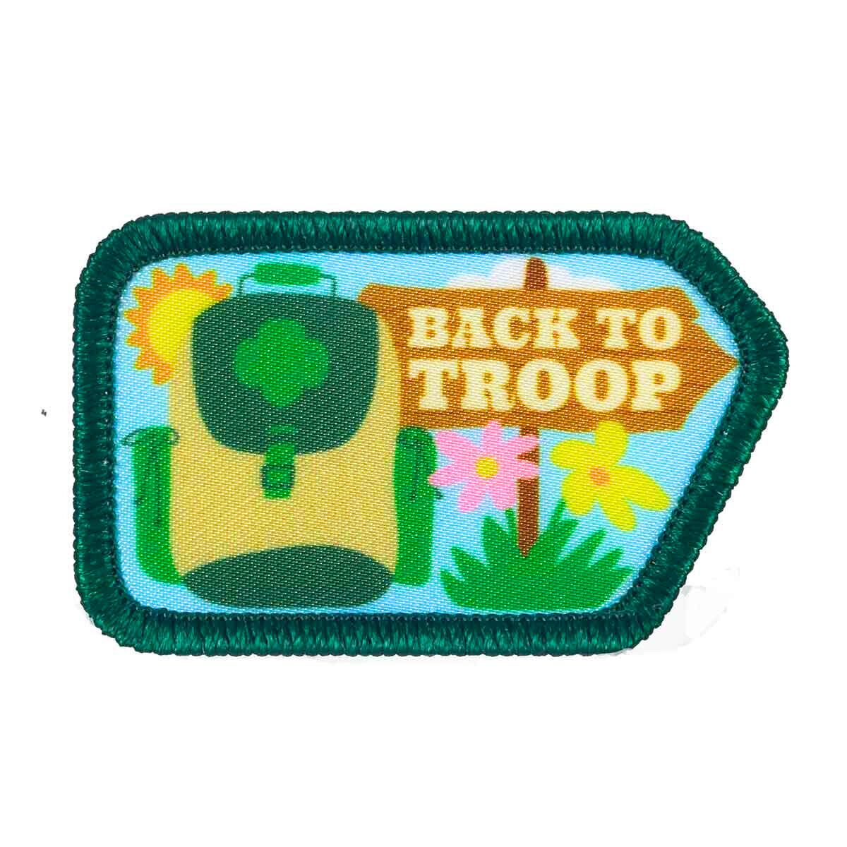 Back To Troop Backpack Sew-On Patch