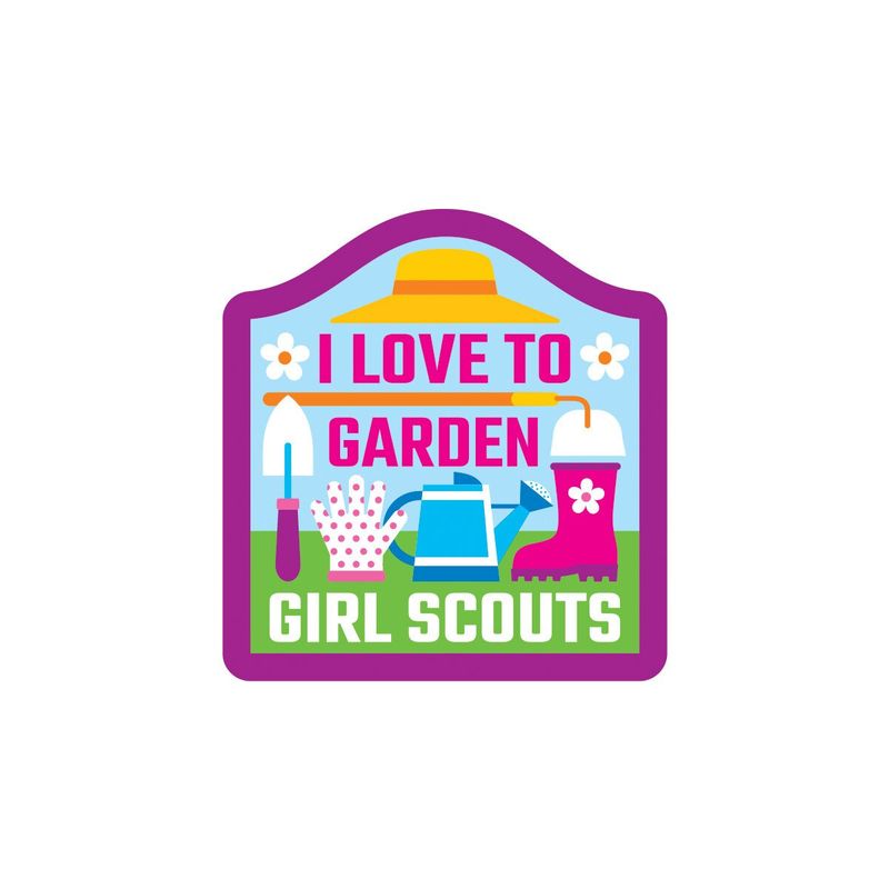 I Love to Garden Sew-On Patch