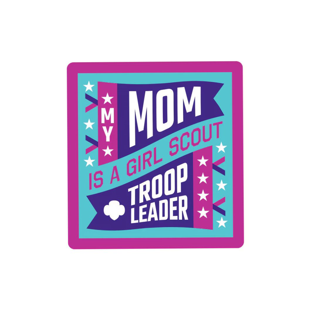 My Mom Is A Troop Leader Pennant Sew-On Patch