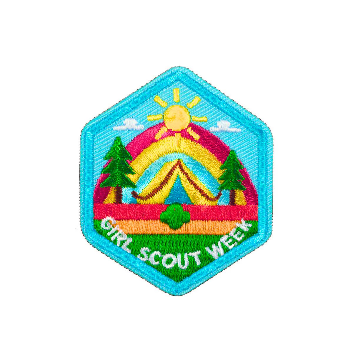 Girl Scout Week Outdoor Iron-On Patch