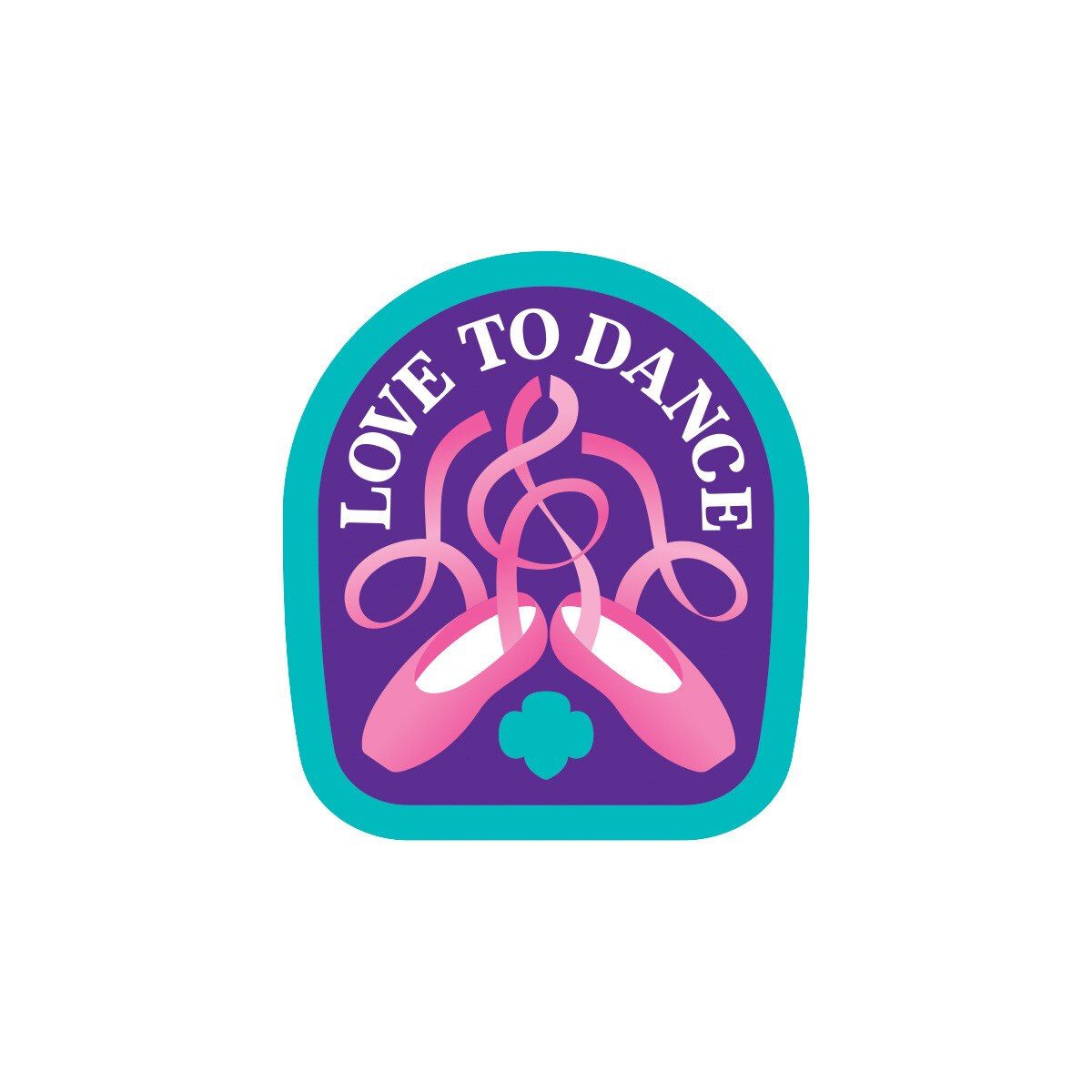 Love to Dance Shoes Sew-On Patch