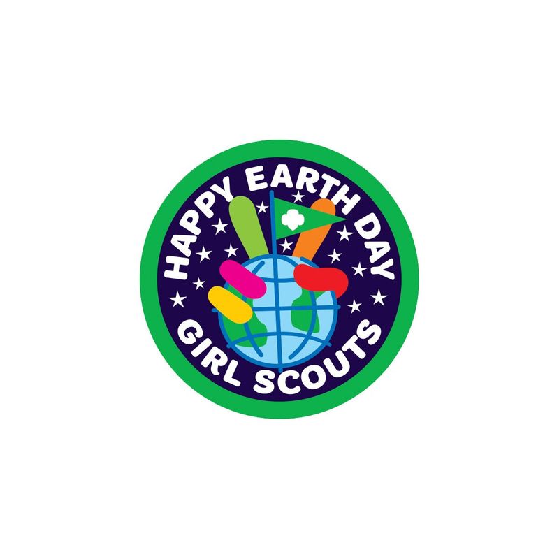 HAPPY EARTH DAY GLOBE FUN PATCH 2025