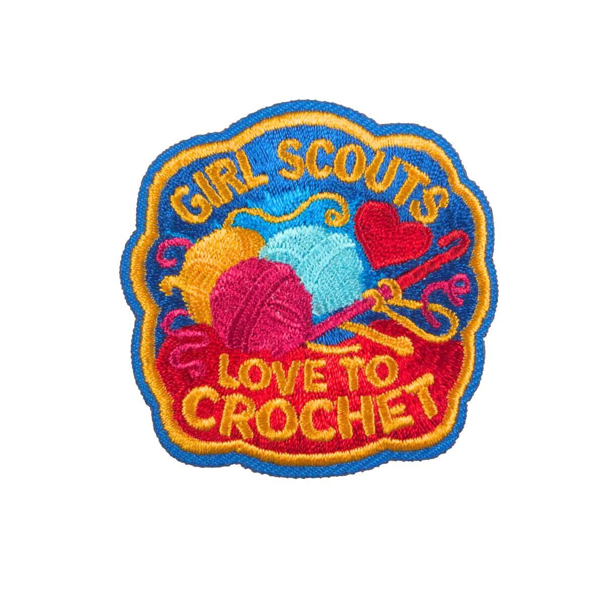 Love to Crochet Iron-On Patch