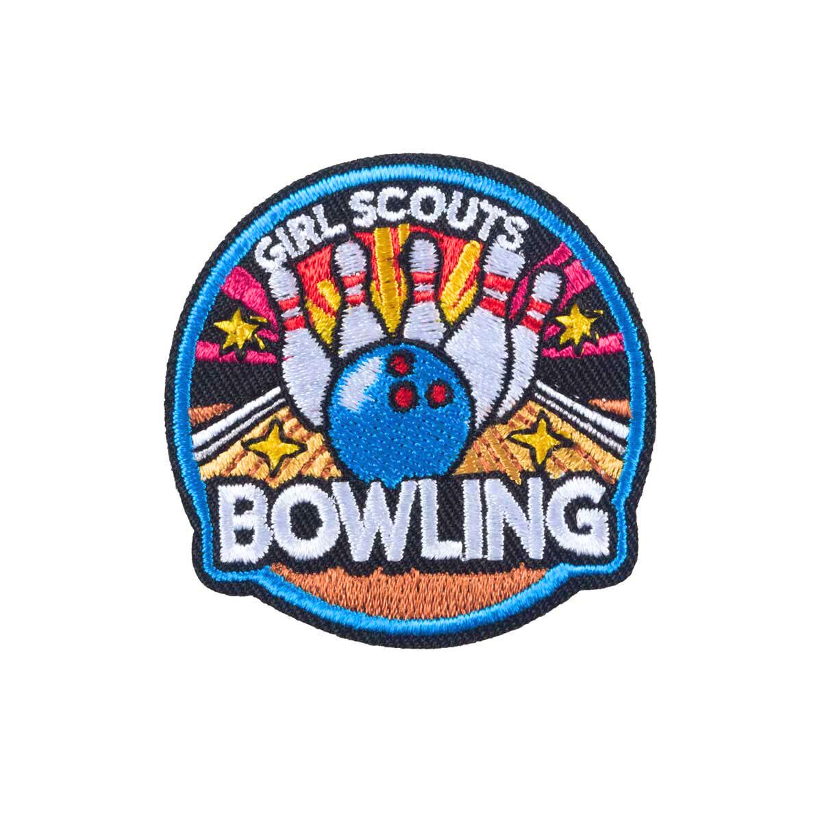 Bowling Iron-On Patch