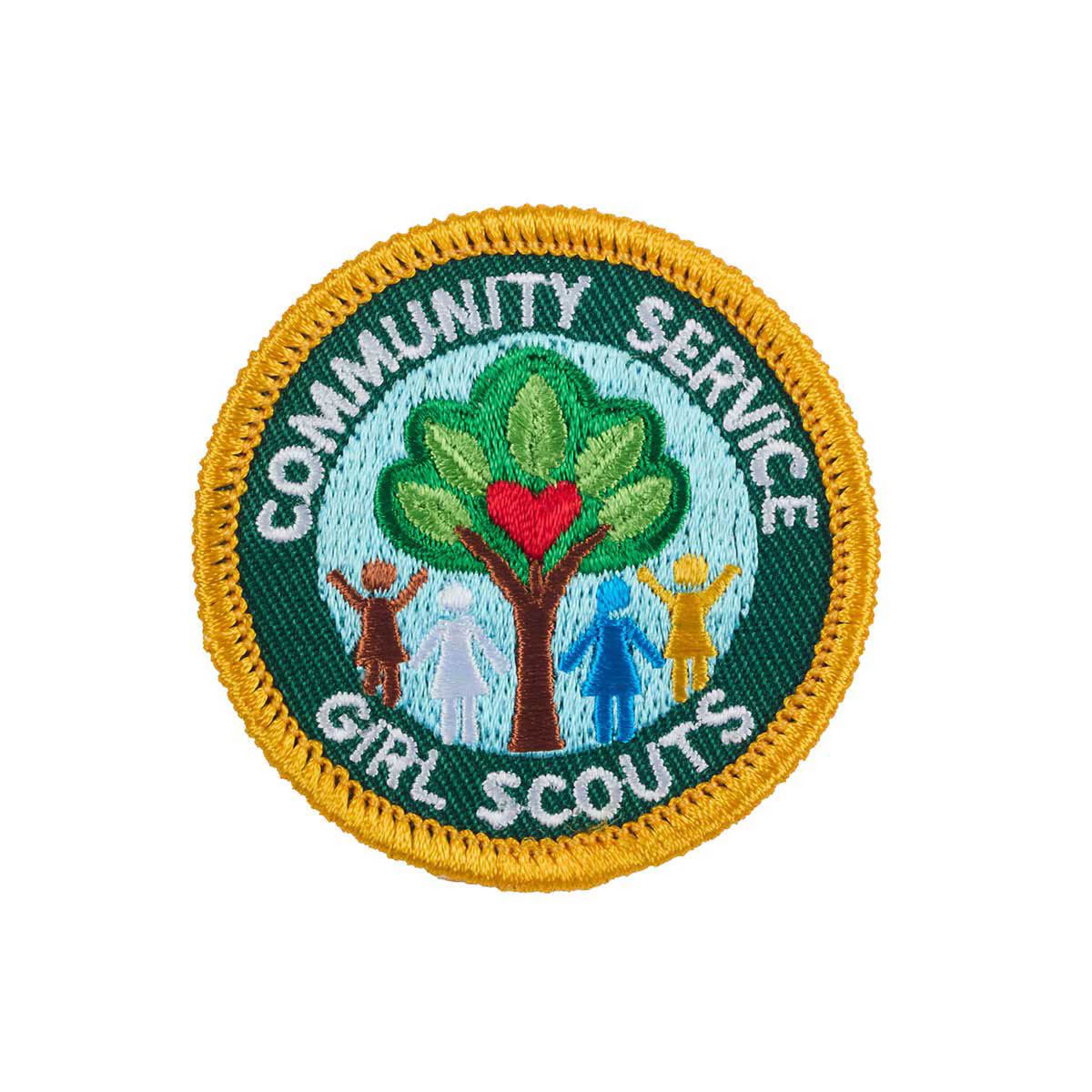 Community Service Tree Iron-On Patch