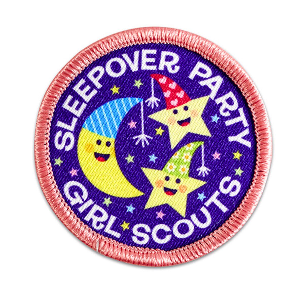 Sleepover Party Moon And Stars Sew-On Patch