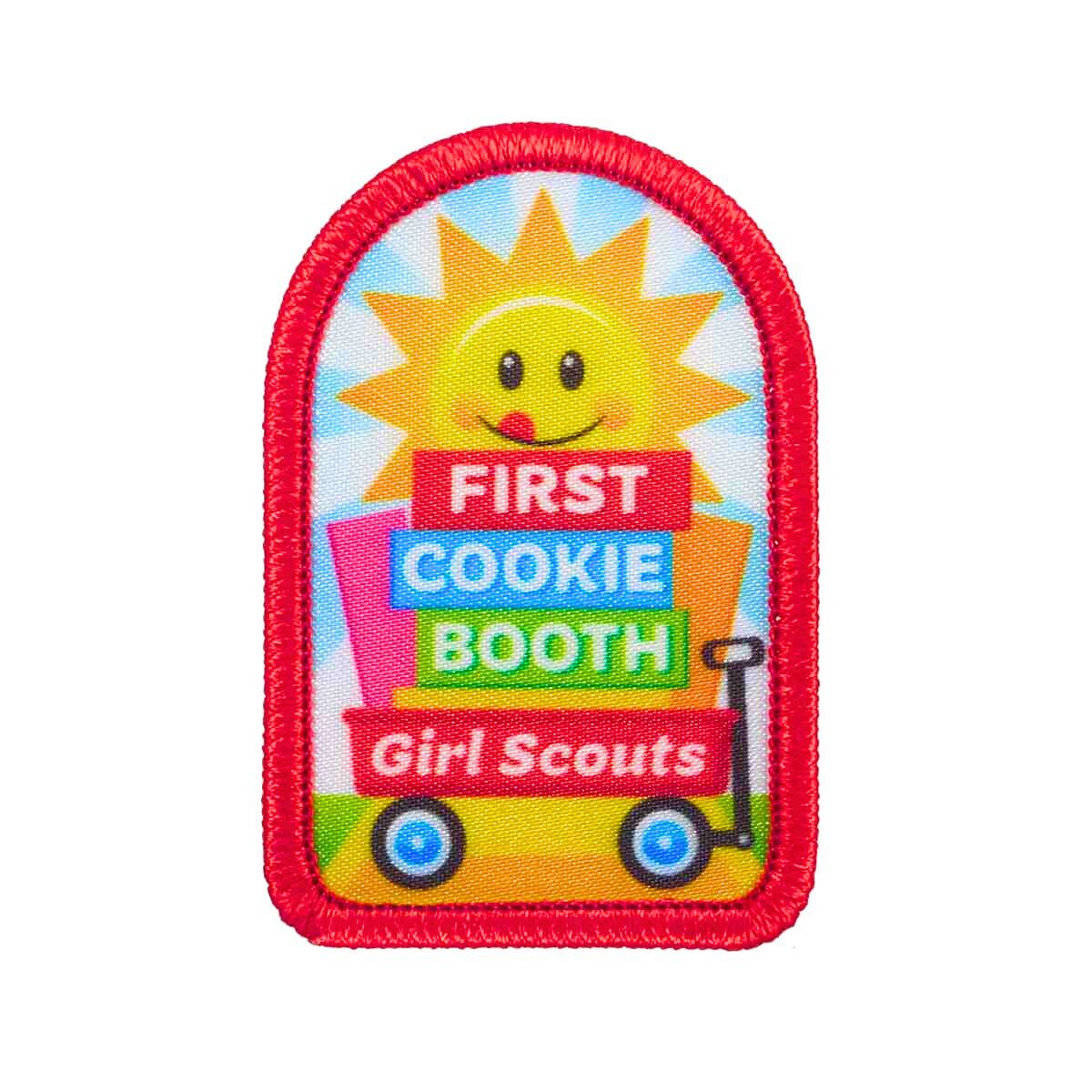 First Cookie Booth Wagon Sew-On Patch