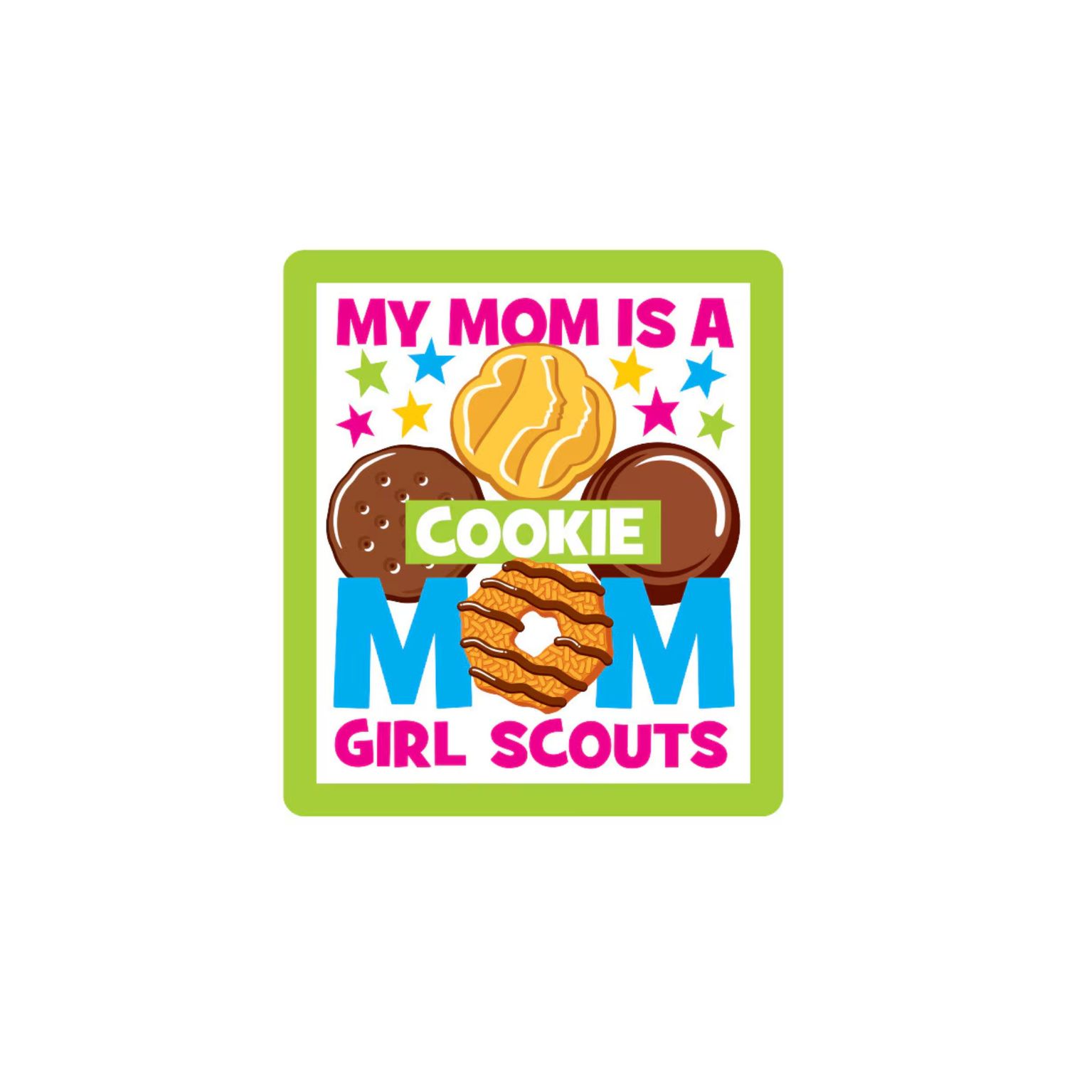 My Mom Is A Cookie Mom Sew-On Patch