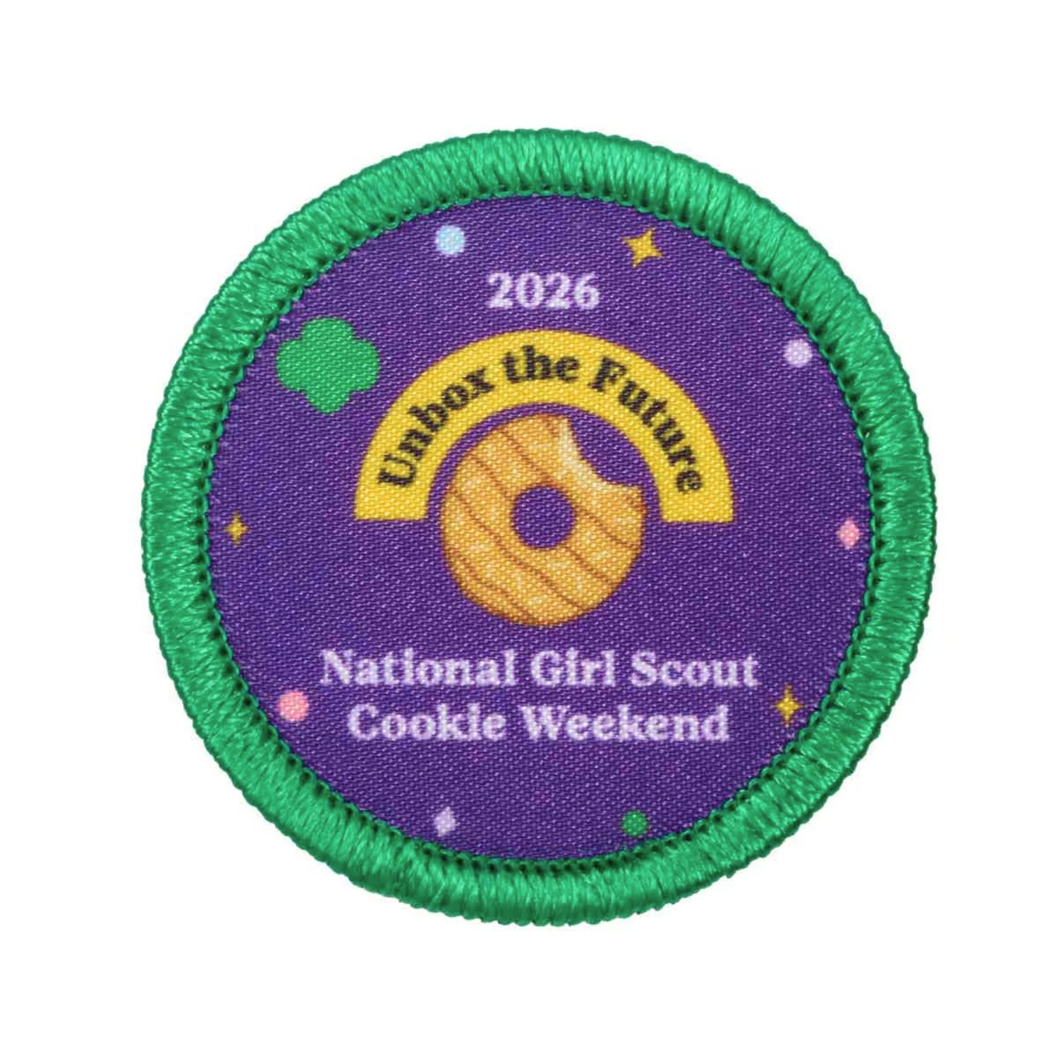 2026 National Girl Scout Cookie Weekend Sew-On Patch