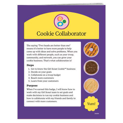 Junior Cookie Collaborator Badge Requirements