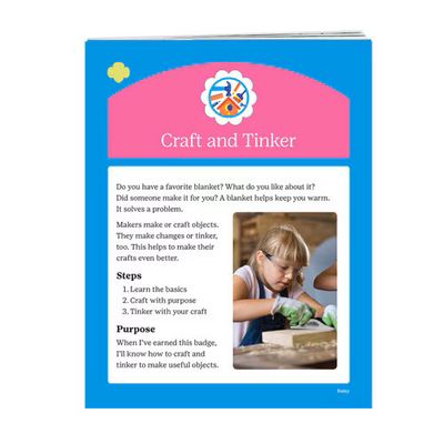 DAISY CRAFT AND TINKER BADGE REQ