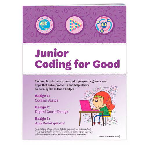 Junior Coding For Good Badge Requirements Pamphlet