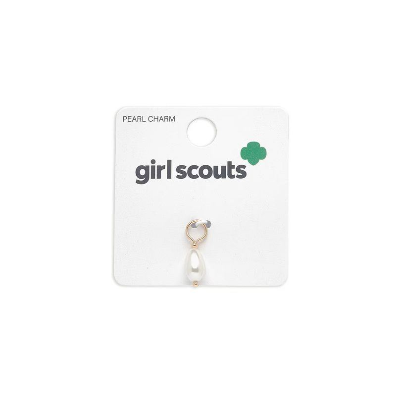 GS CHARMING -  PEARL EYE PIN CHARM