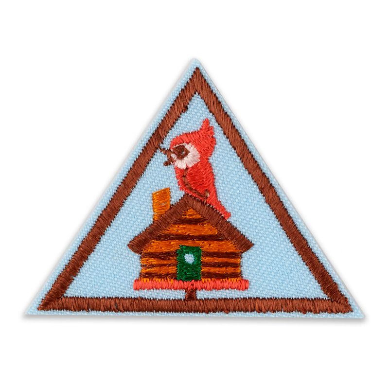 Brownie Cabin Camper Badge
