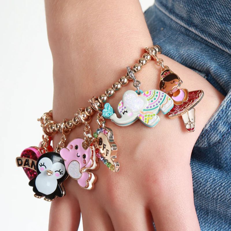 Charm It Glitter Elephant Charm